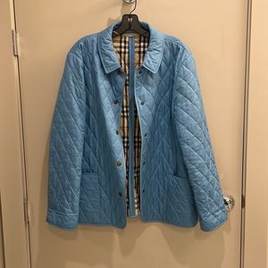 Burberry Women’s Quilted Jacket in blue